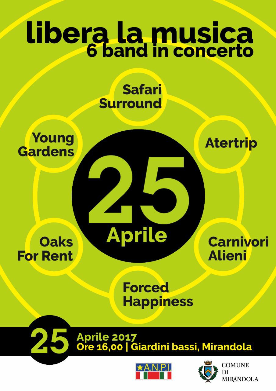 concerto 25 aprile 2017 presso Il Salotto Mirandola