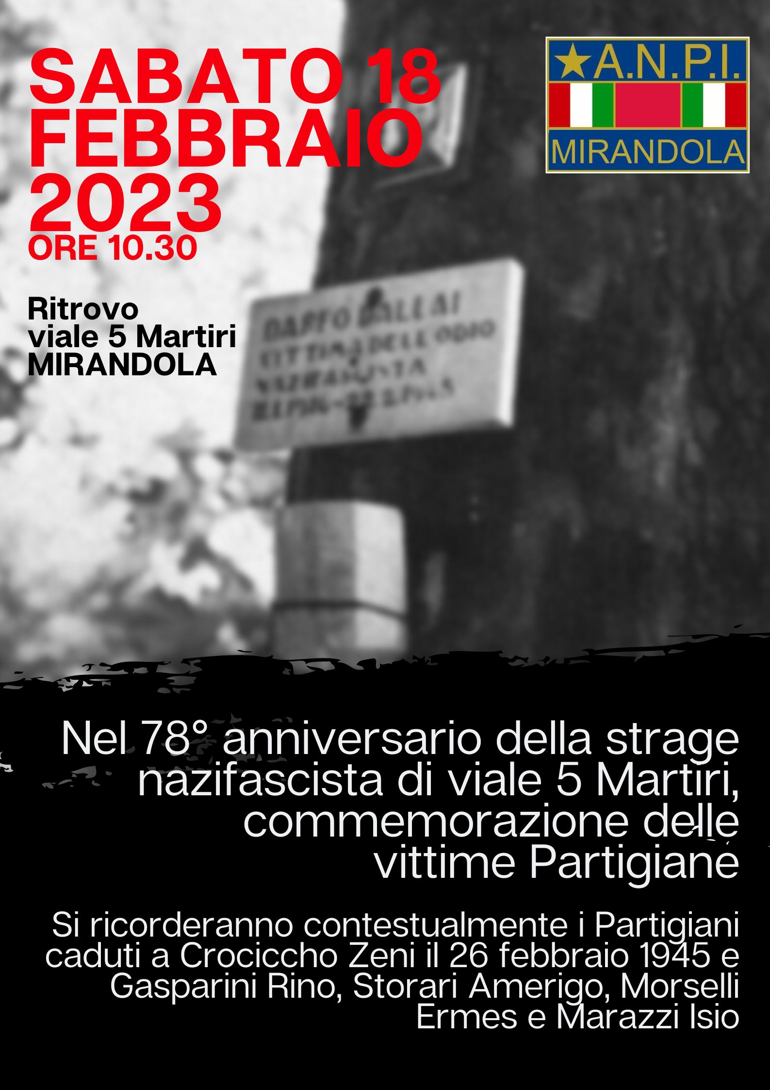 Commemorazione Cinque Martiri