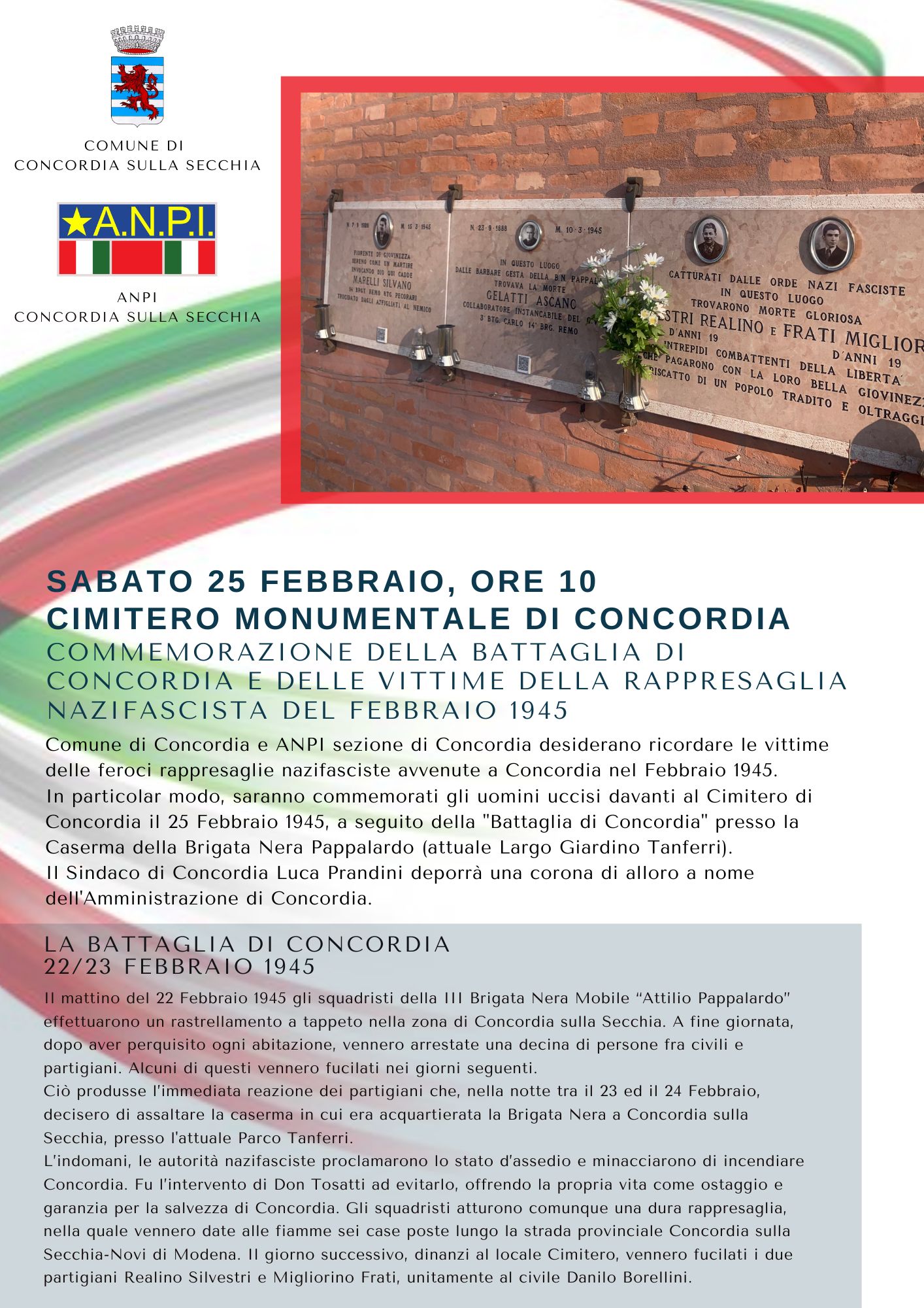Commemorazione Concordia 2023
