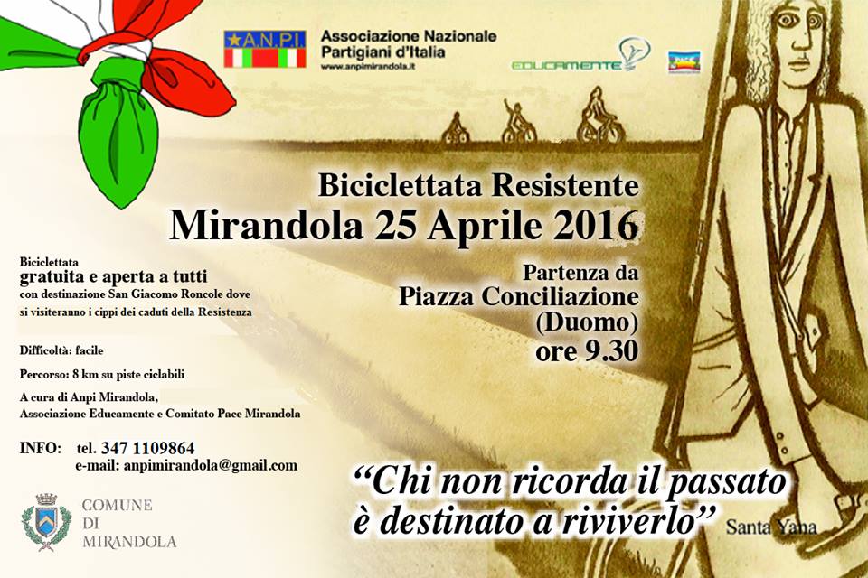 biciclettata 25 aprile 2016