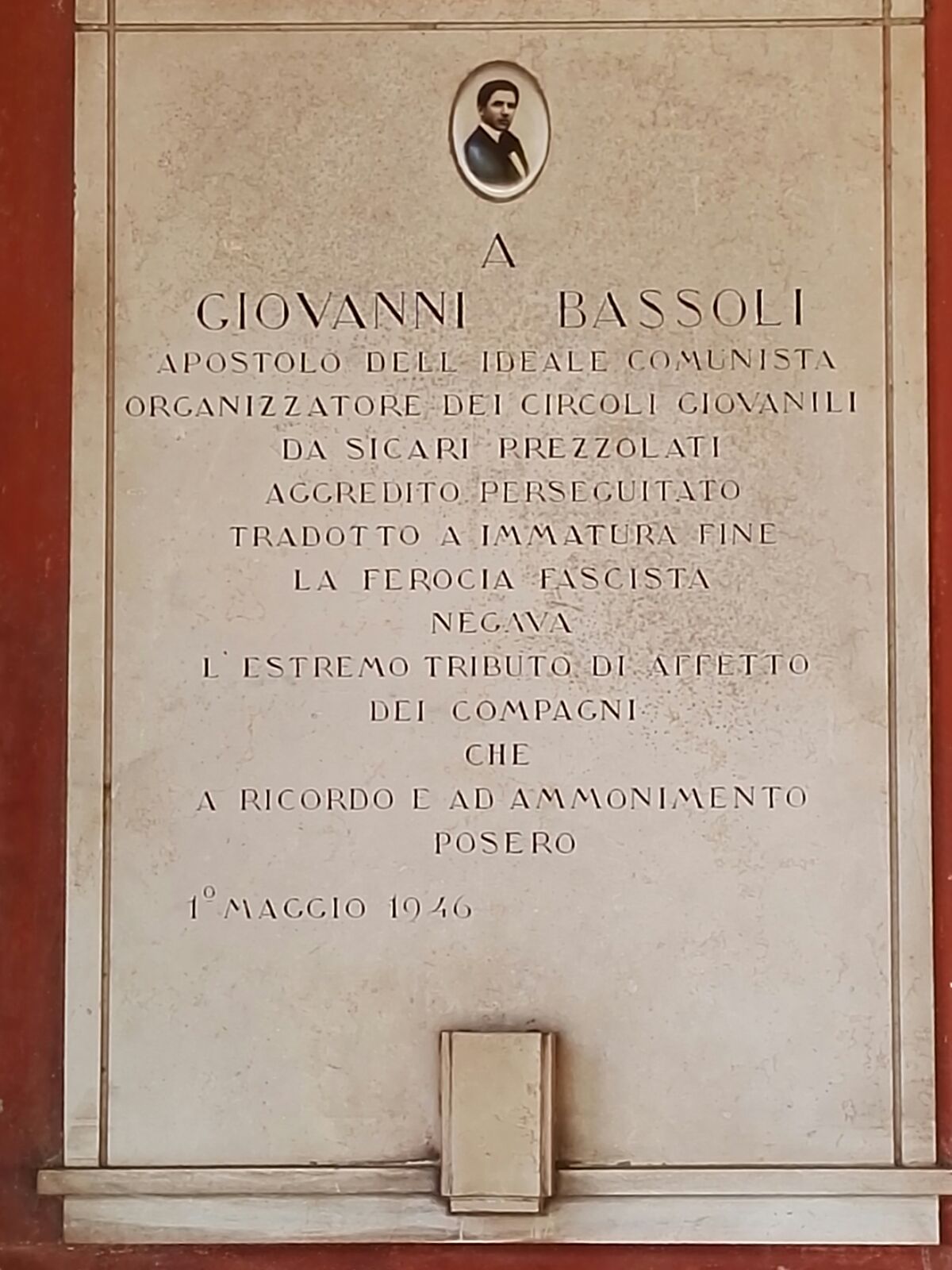Giovanni Bassoli antifascista