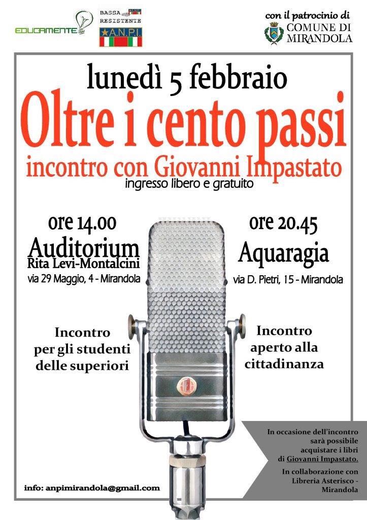 oltre i cento passi, incontro con Giovanni Impastato