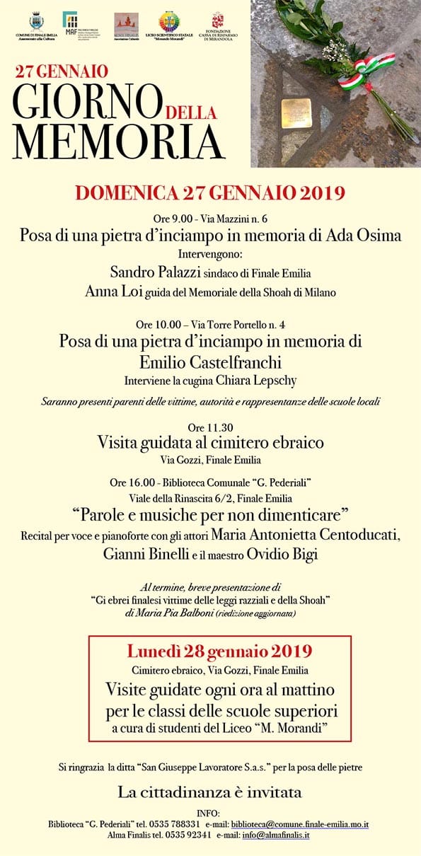 Finale Emilia giorno della memoria