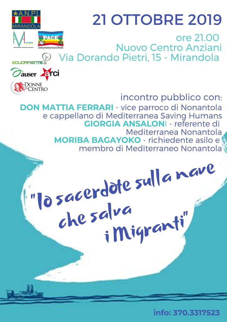 io sacerdote sulla nave dei migranti