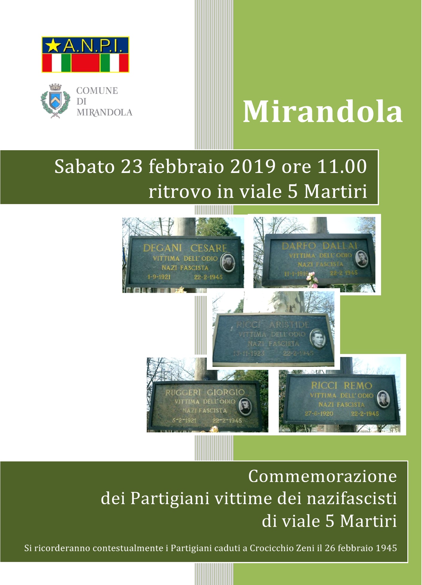 Commemorazione 5 MArtiri