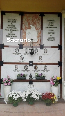 Lapide cimitero di Medolla