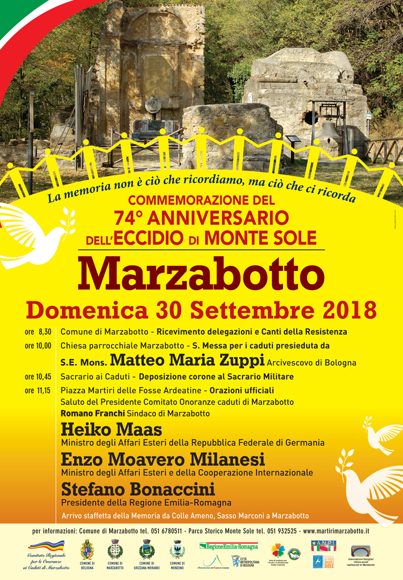 Commemorazione Marzabotto 2018