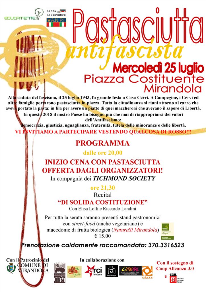 pastasciutta antifascista 2018