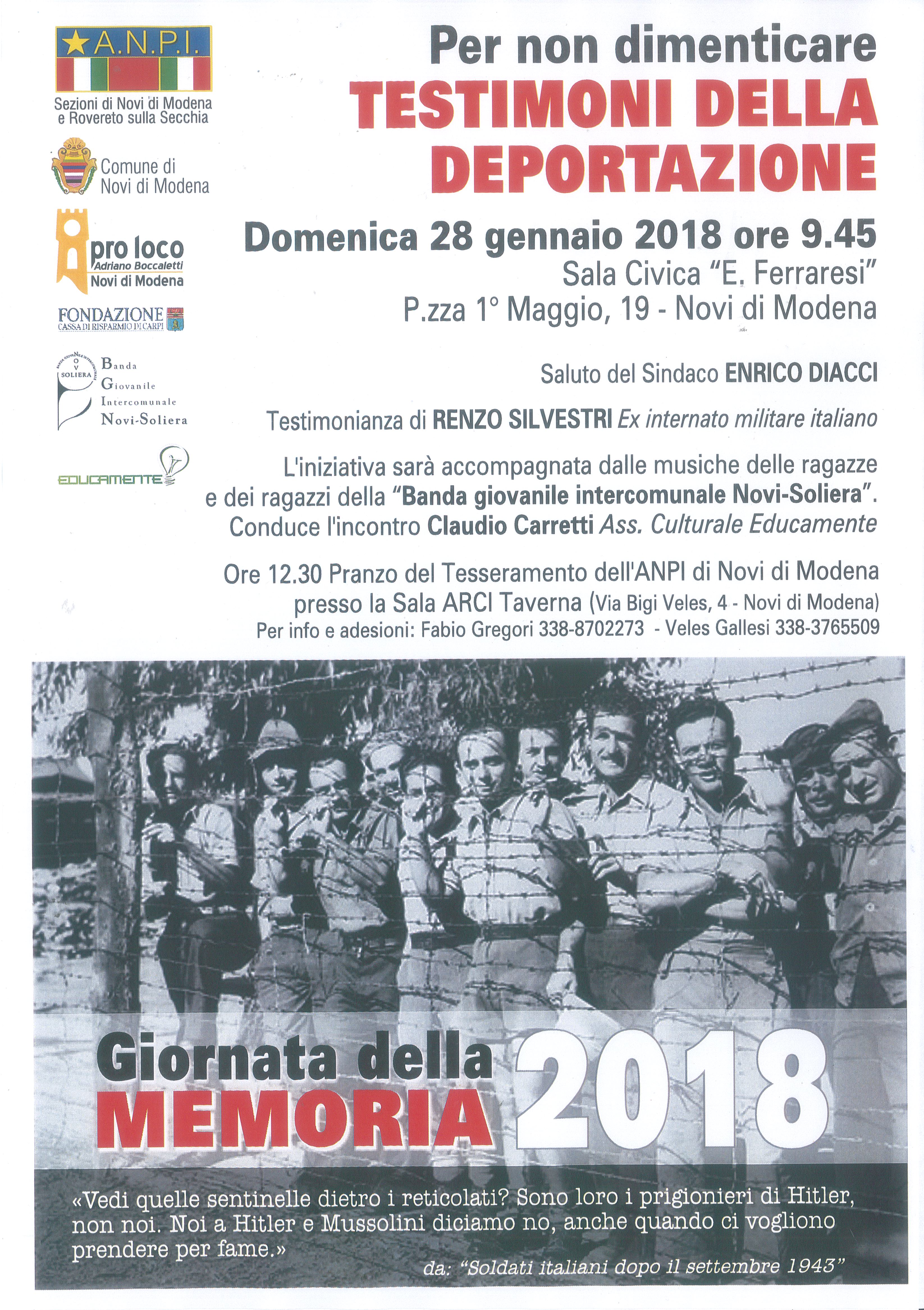 testimoni della deportazione