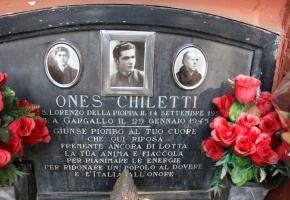 Cimitero lapide Ones Chiletti